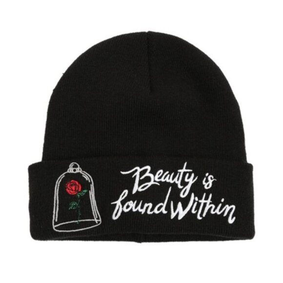 Disney Accessories - Disney Beauty And The Beast Beauty Is Found Within Beanie - OS